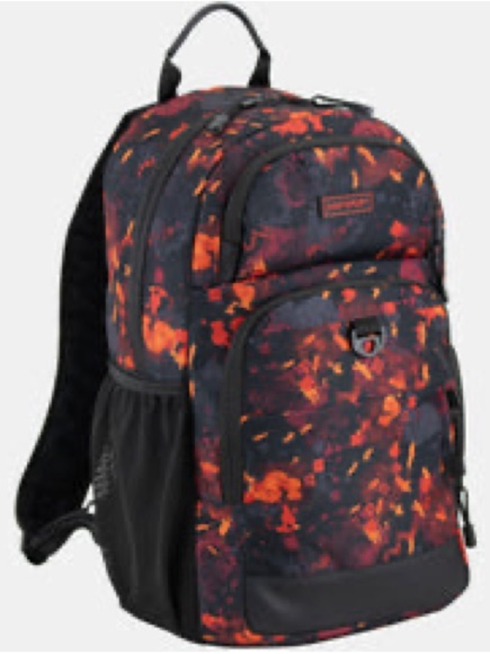 Eastsport 19" Aero Core Backpack in a striking red and black camo print